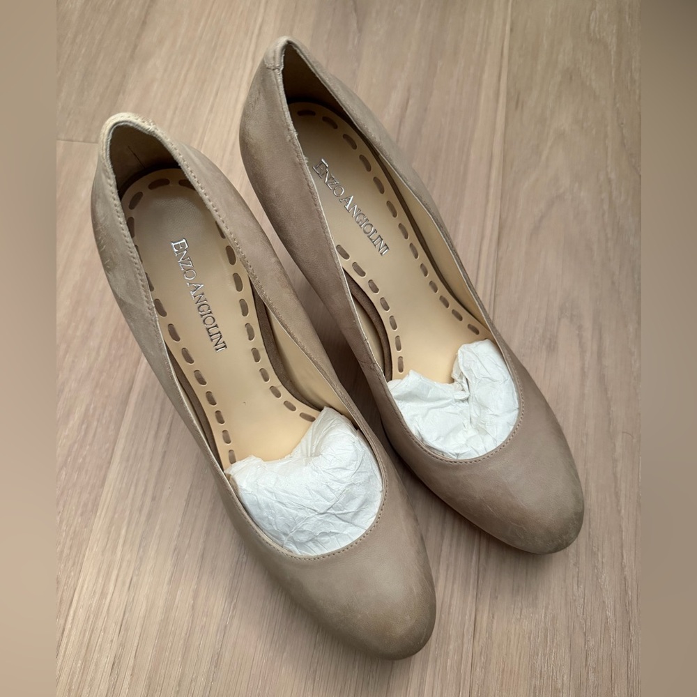 Enzo Angiolini Women's Tan Heels